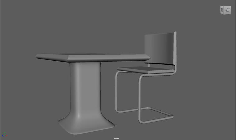 Table and Chair